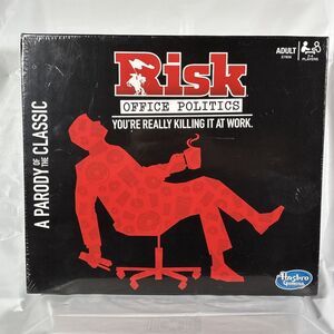 RISK Office Politics Board Game (Hasbro 2018) Parody of the Classic Adult Party
